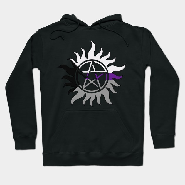 Demisexual Anti Possession Symbol Hoodie by KayWinchester92
